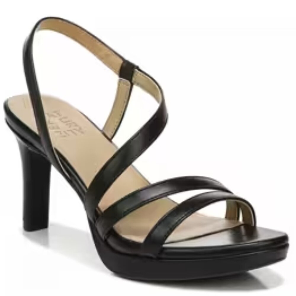 Naturalizer Brenta Strappy  Women's  Dress Sandals Black New